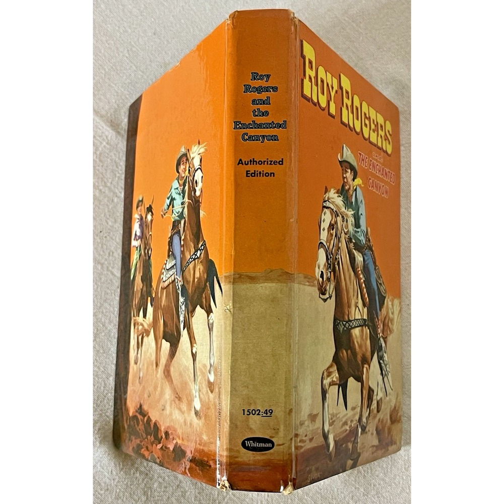 Vintage Roy Rogers The Enchanted Canyon Hardcover Book 1954 by Jim‎ Rivers - Picture 3 of 13
